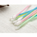 Customized Cleaning Cotton Buds 100% Pure Cotton Souble Ttips Makeup Cotton Swab Stick